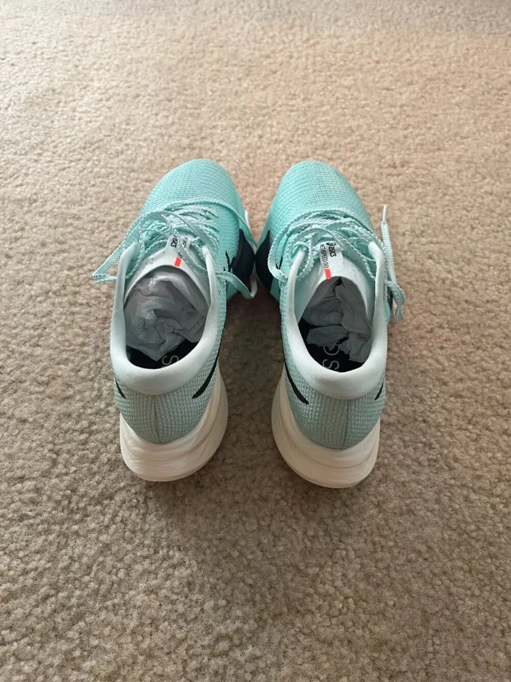 ASICS Metaspeed Sky Paris • Size 6M / 7.5W • Illuminate Mint/Black